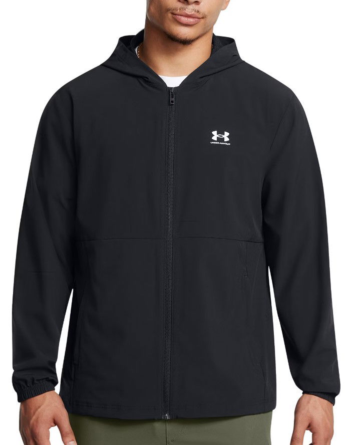 Vindjakke Under Armour UA Vibe Woven Windbreaker Jacket Sort | 1386555-001