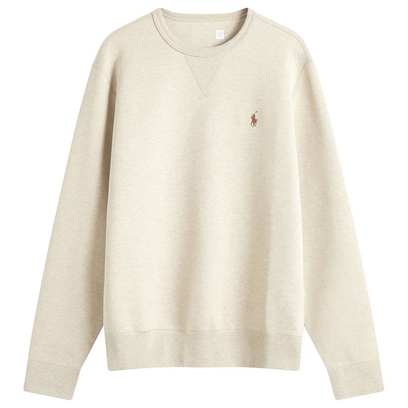Sweatshirt Polo by Ralph Lauren Double Knit Crew Sweatshirt in Size Large Beige | 710961139001