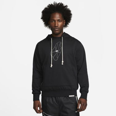 Sweatshirt Nike Dri-FIT Standard Issue Pullover Basketball Hoodie Sort | DQ6103-010, 0