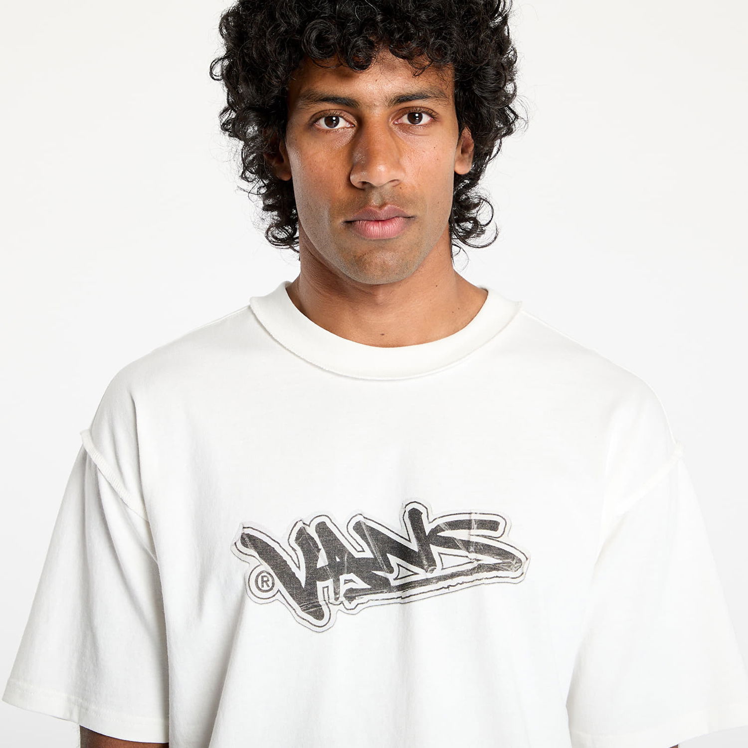 T-shirt Vans Vans LX Slap Short Sleeve T-Shirt Hvid | VN000MGUFS81, 1