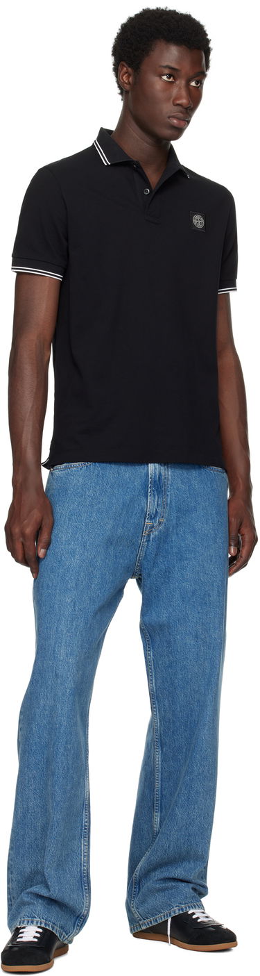Polo skjorte Stone Island Organic Piqué Polo by Stone Island Sort | K2S15 2200007 S0018, 3