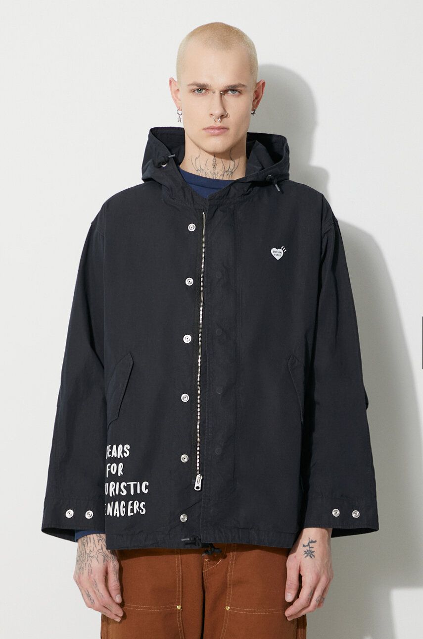 Parka Human Made Hooded Jacket Sort | HM26JK001, 0