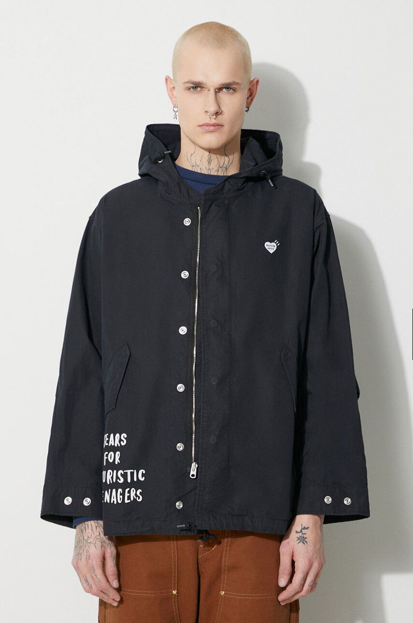 Parka Human Made Hooded Jacket Sort | HM26JK001