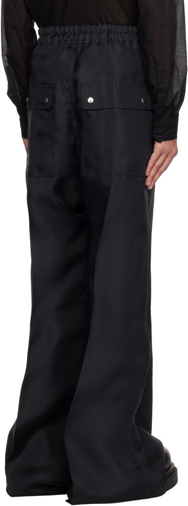 Bukser Rick Owens Rick Owens Hollywood Bela Wide Leg Trousers Sort | RR01E5366 SG, 2