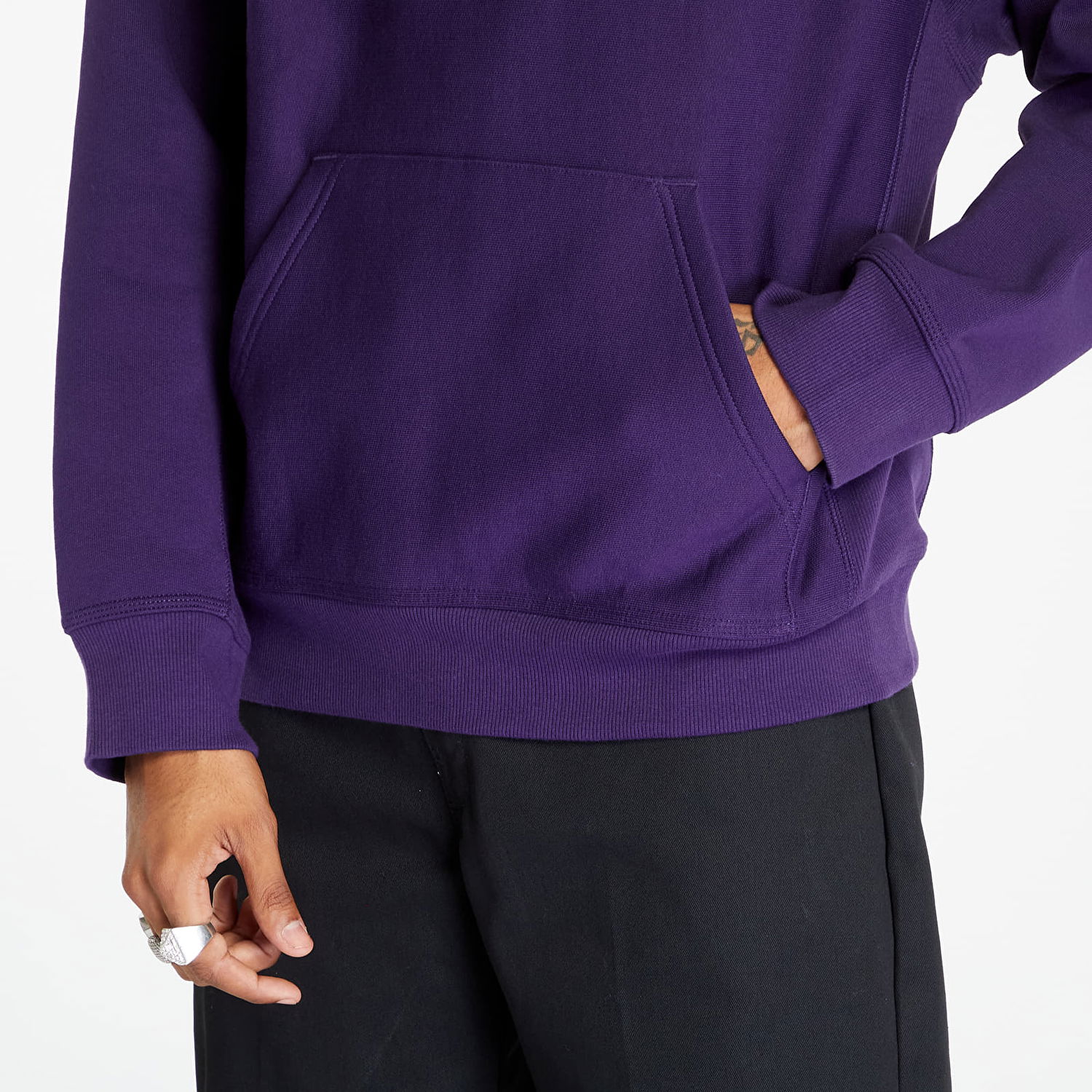 Sweatshirt Carhartt WIP Hooded American Script Sweat Cassis Lilla | I028279.1N8XX, 1