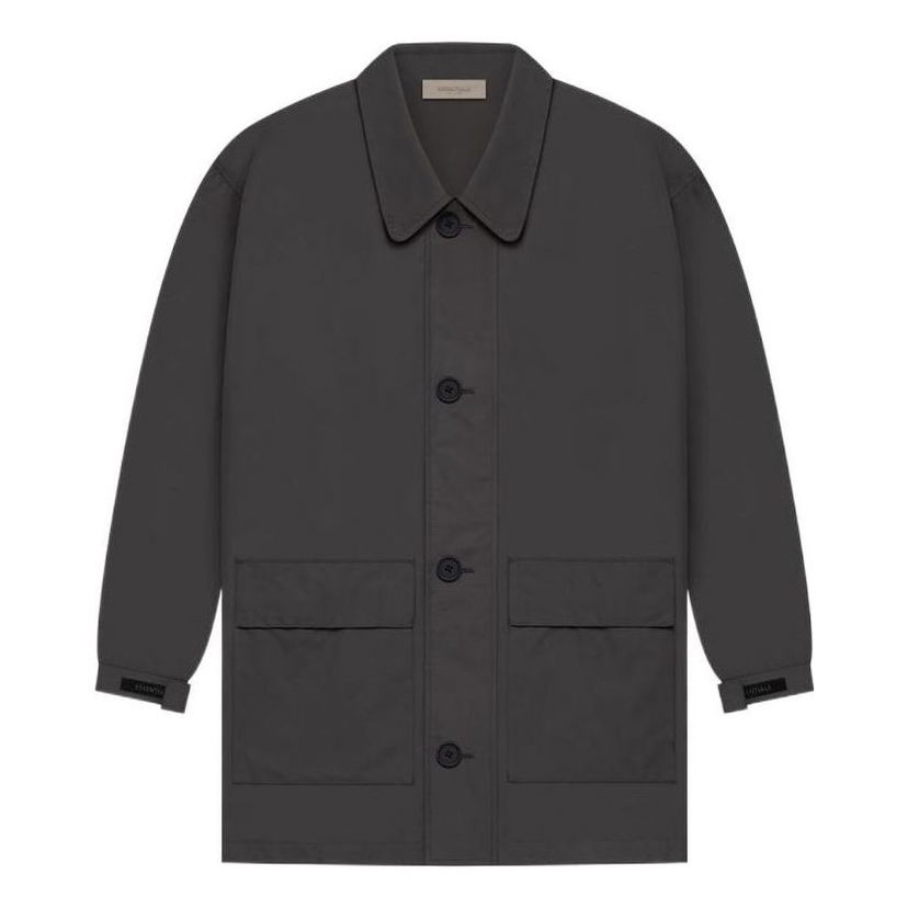 Jakke Fear of God Essentials Barn Jacket Sort | FOG-SS22-239