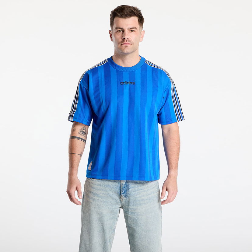 T-shirt adidas Originals 90s Stripe Jersey T-shirt Blå | JX3069
