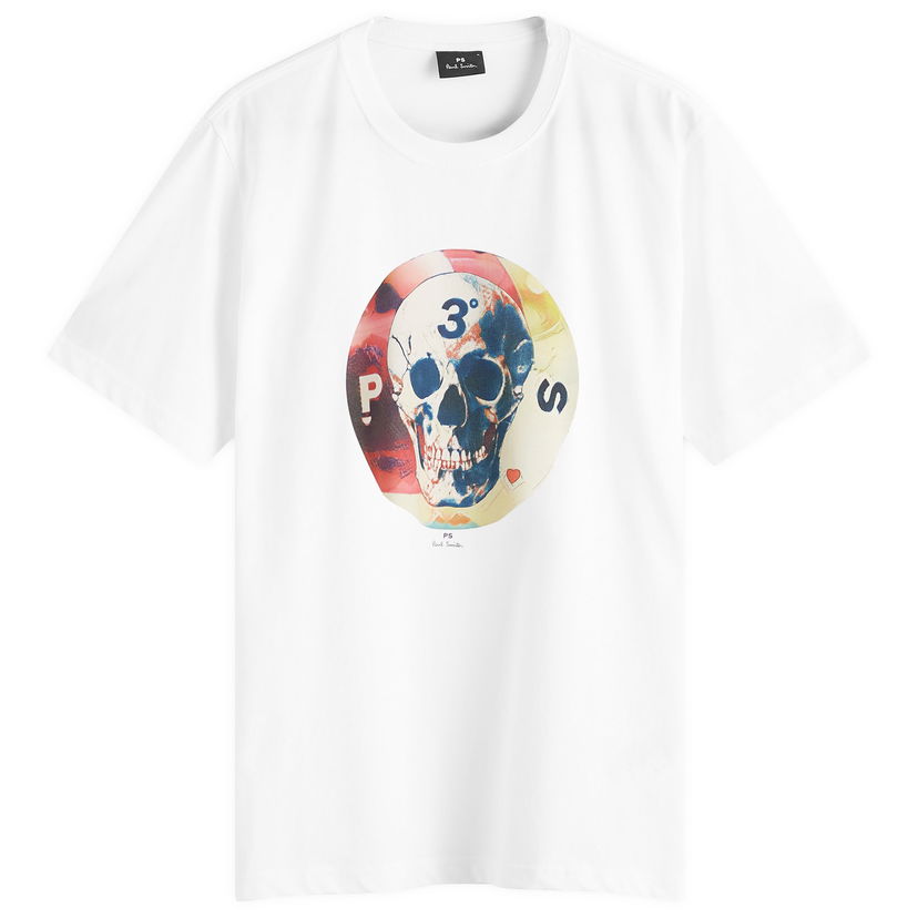 T-shirt Paul Smith Paul Smith Skull Graphic Tee, Size L Hvid | M2R-220X-NP4800-1