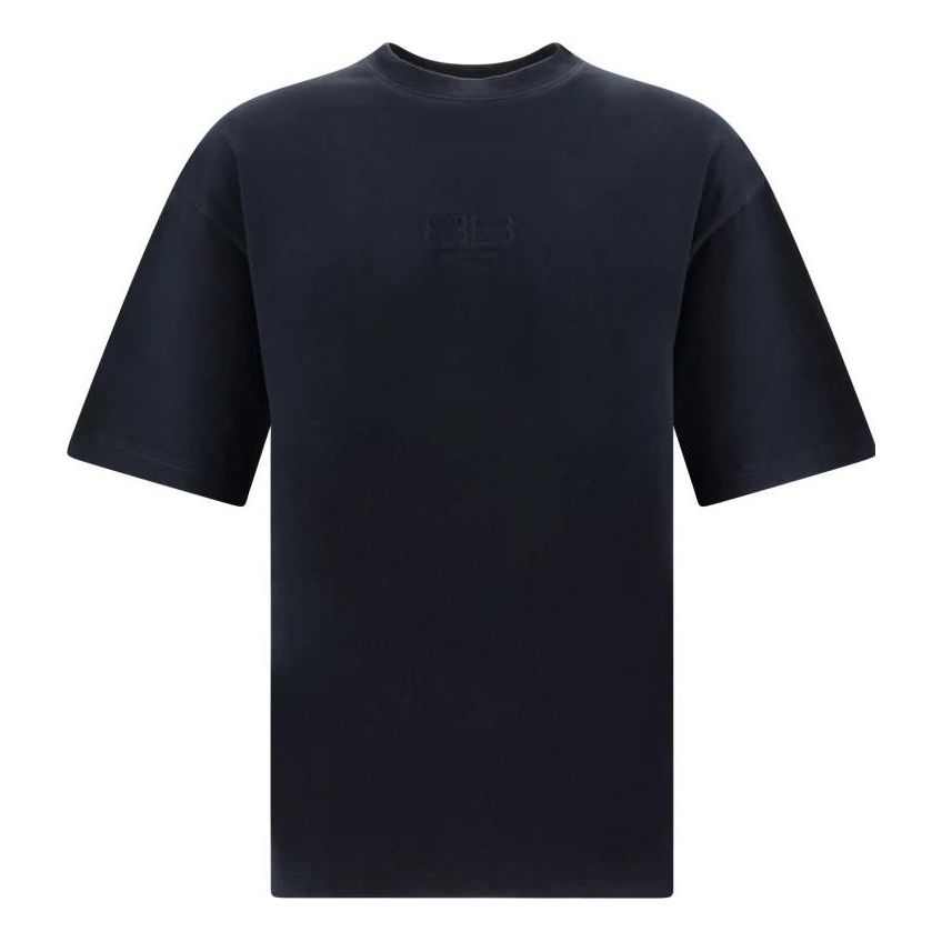 T-shirt Balenciaga BB Icon Medium Fit T-Shirt Mørkeblå | 612966TMVG78190, 0