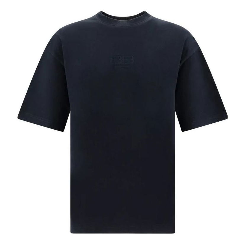 T-shirt Balenciaga BB Icon Medium Fit T-Shirt Mørkeblå | 612966TMVG78190