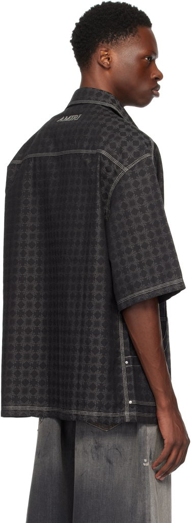 Skjorte AMIRI AMIRI 'MA' Quad Work Shirt Sort | AMSTCA1141, 2