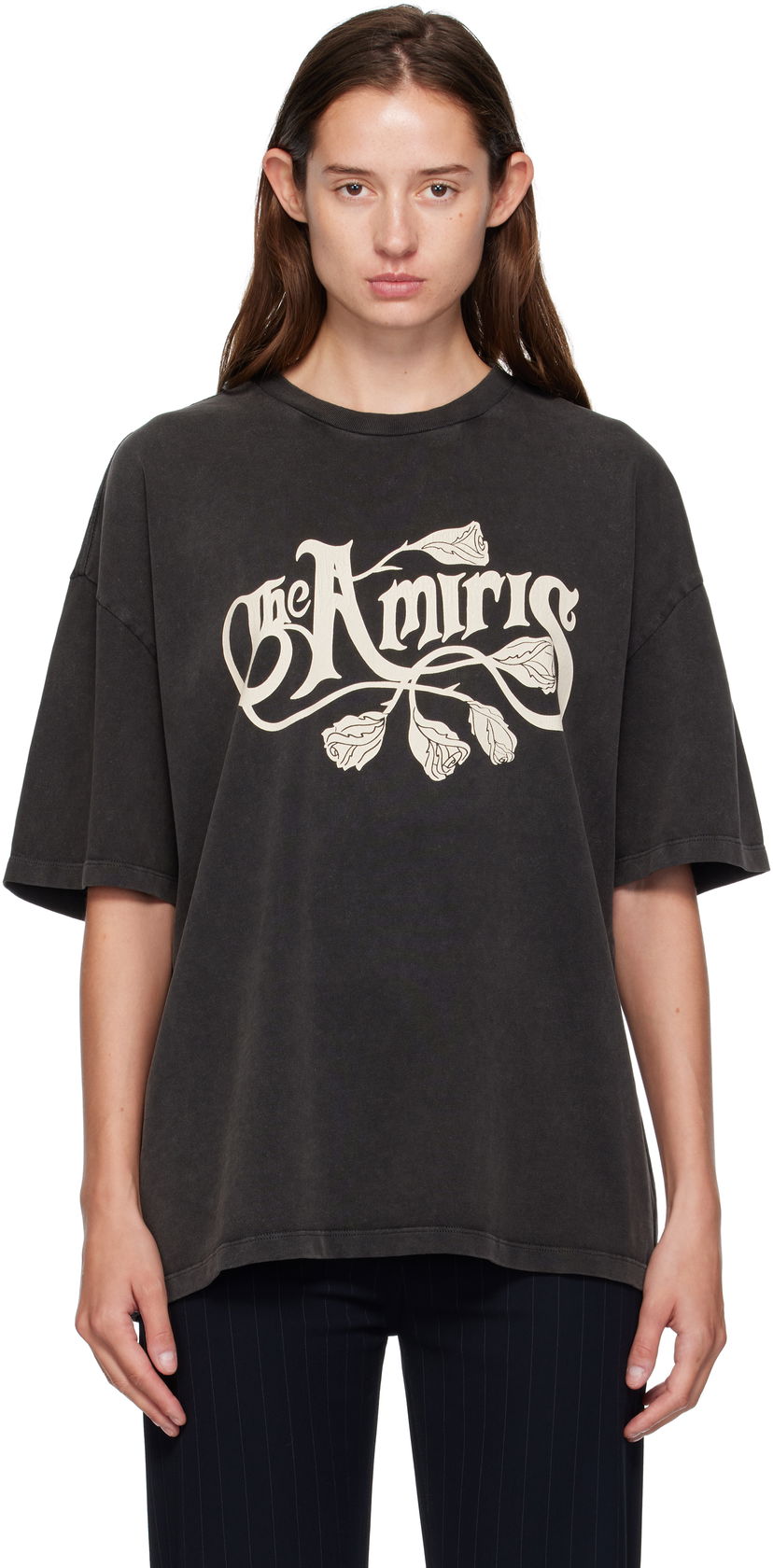 T-shirt AMIRI AMIRI 'The Amiris' Oversized T-Shirt Sort | AMJYTE1235