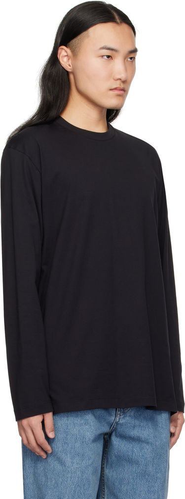T-shirt Y-3 Graphic Long Sleeve Top Sort | JN4880, 4