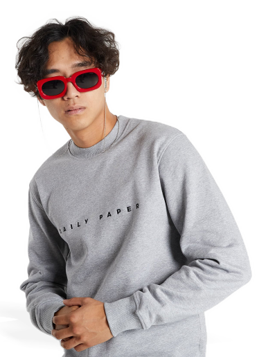 Sweatshirt DAILY PAPER Sweater Grå | 193171