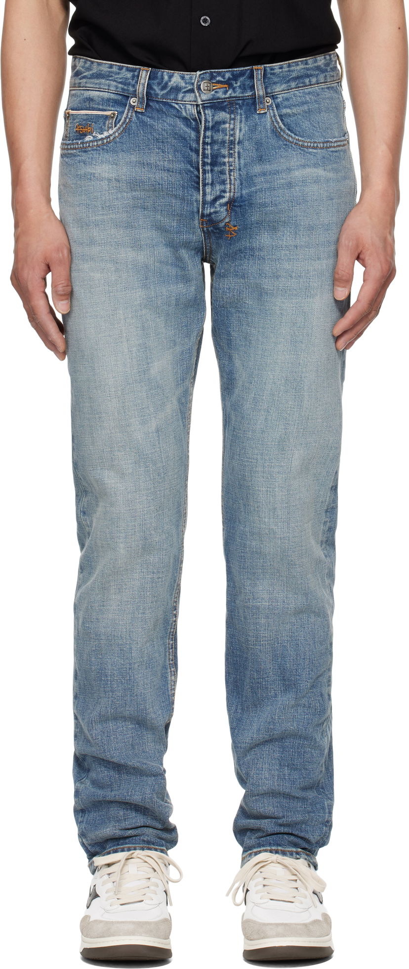 Jeans Ksubi Chitch Selvedge Jeans Blå | MSP25DJ012