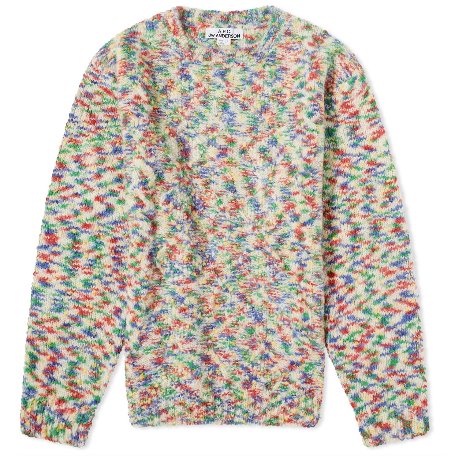 Sweater A.P.C. JW Anderson x Connor Crewneck Grøn | WOAPE-H23201-SAA, 0