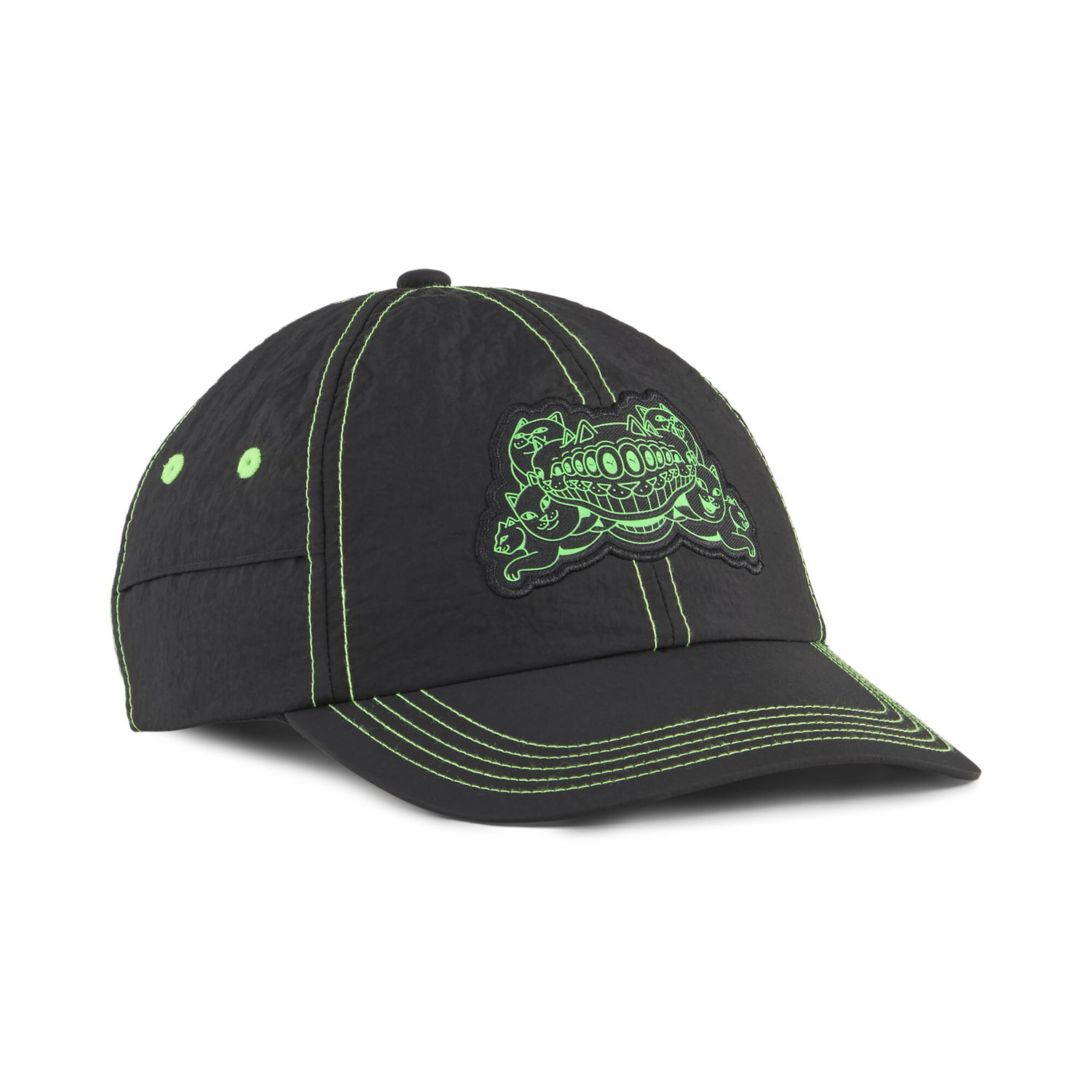 Kasket Puma RIPNDIP Dad Cap with Neon Green Details Flerfarvet | 026595_01, 0