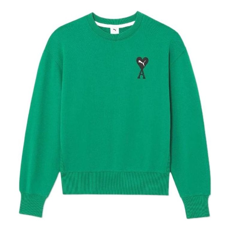 Sweater Puma Crew Neck Sweatshirt Grøn | 534111-96, 0