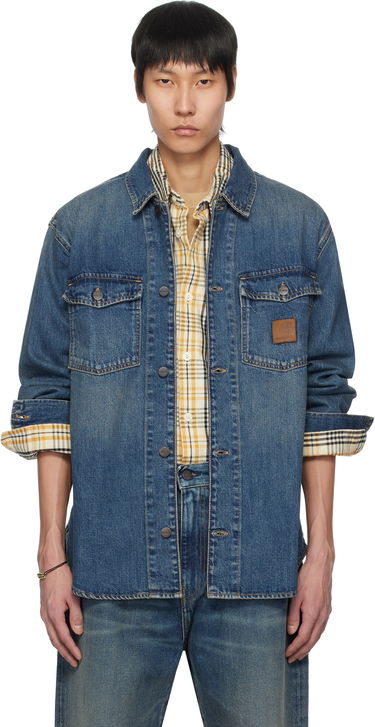 Skjorte Carhartt WIP Carhartt WIP Lincoln Denim Jacket Blå | I034735, 0