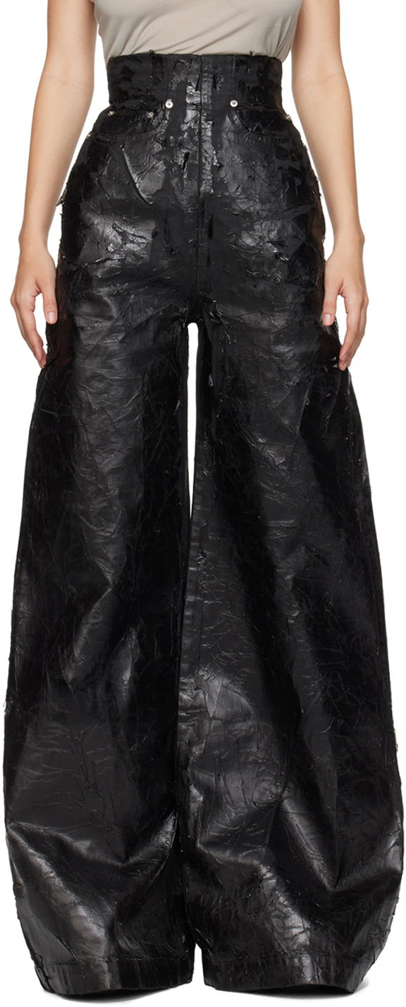 Jeans Rick Owens Cooper Dirt Jeans Sort | DS02D2303 BMC