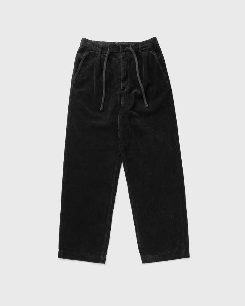 Bukser Polo by Ralph Lauren Pleated Corduroy Pants Sort | 710944489010