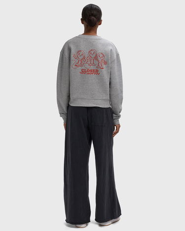 Sweatshirt CLOSED Stay Closed Sweatshirt Grå | C95709-47M-PR-127, 2