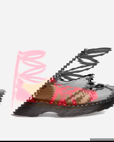 Tøj og tilbehør Dr. Martens Buzz Ballerina Leather Shoes Rød | 41611600, 1