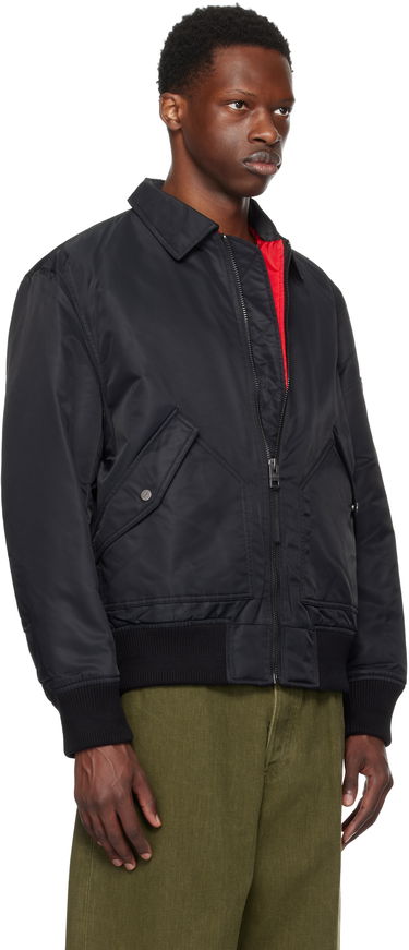 Bomberjakke BOSS HUGO Recycled Nylon Bomber Jacket Sort | 50541604, 1