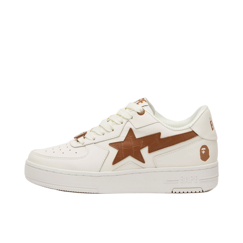 Sneakers og sko BAPE Bathing Ape Sta Icon #1 Size UK 3.5 Hvid | 001FWL302305L-BRW