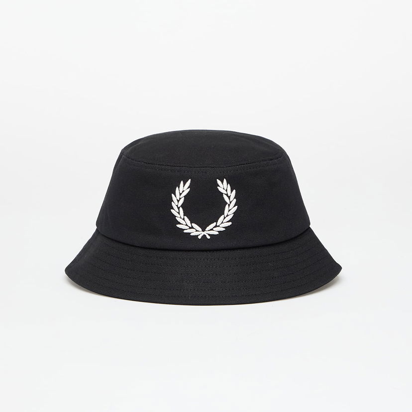 Hat Fred Perry Fred Perry Bold Branding Canvas Bucket Hat Sort | HW1295 843
