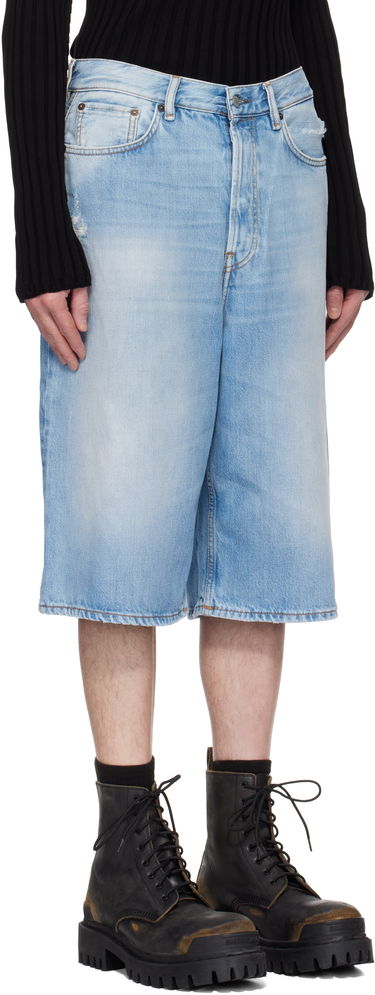 Shorts Acne Studios Acne Studios Loose Fit Denim Shorts Blå | BE0162-, 1