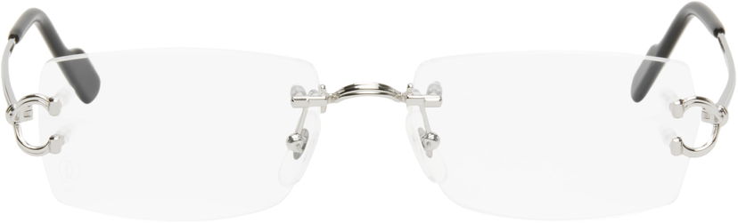 Solbriller Cartier Cartier Décor C Classique Rimless Glasses Metalisk | CT0563O-002
