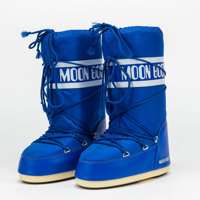 Sneakers og sko Moon Boot Nylon Electric Blue Mørkeblå | 14004400 075