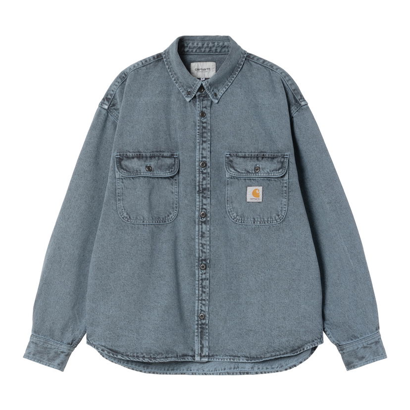 Skjorte Carhartt WIP Carhartt WIP Tigan Shirt Jacket Blå | I035821_8