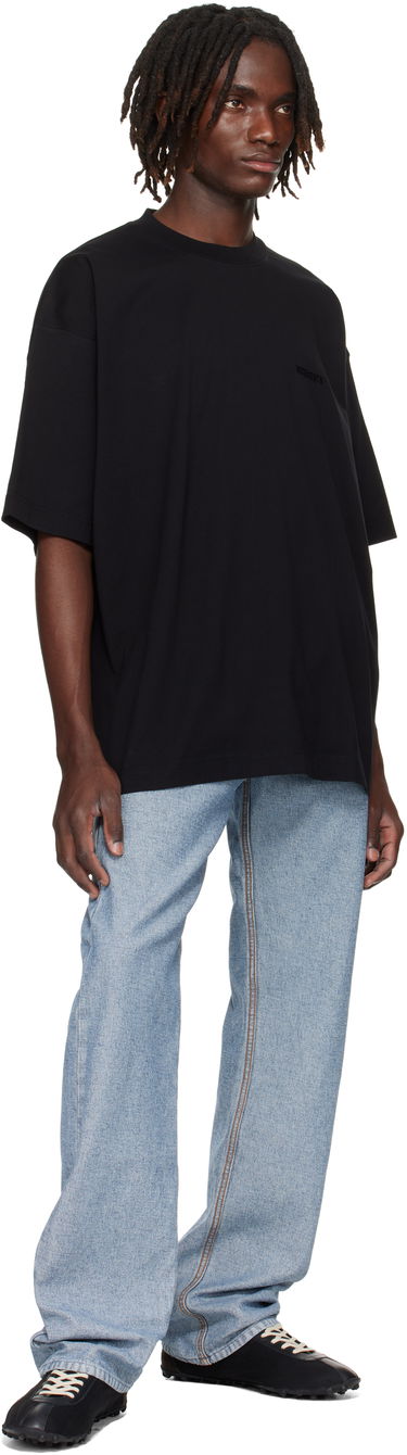 T-shirt VETEMENTS Logo Oversized T-shirt Sort | UH76TR100B, 3