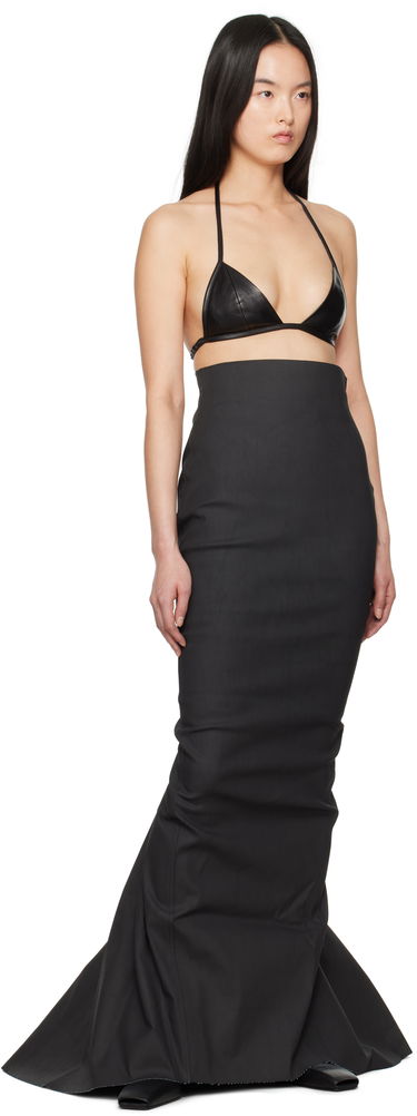 Bh Rick Owens Rick Owens Hollywood Leather Triangle Bra Sort | RP01E7091 LBY, 3