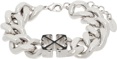 Armbånd Off-White Enamel Arrow Chain Bracelet Metalisk | OMOA106C99MET0017210, 0