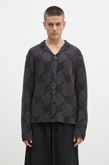 Sweater DAILY PAPER Kirabo Monogram Cardigan Sort | 2421031, 0