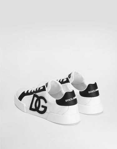Sneakers og sko Dolce & Gabbana Portofino Light Strobel Canvas and Calfskin Hvid | CS2343AE6298T908, 2