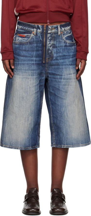 Shorts Martine Rose Martine Rose Zip Denim Shorts Blå | 247WD07515, 0