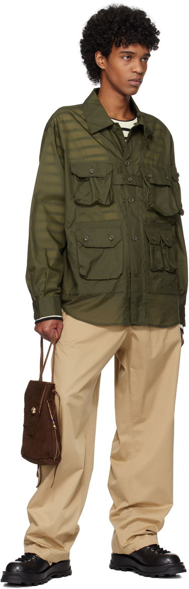 Cargo bukser Engineered Garments Engineered Garments Gurkha Trousers Beige | 25S1F039, 3