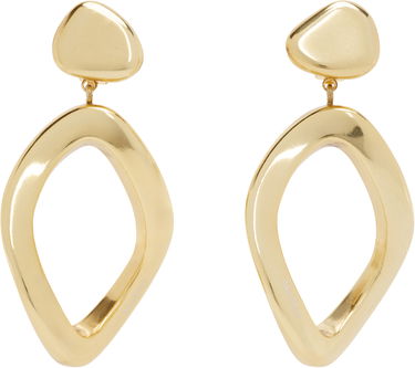 Øreringe Max Mara Max Mara Gold Gommoso Drop Earrings Metalisk | 2514751072600, 0
