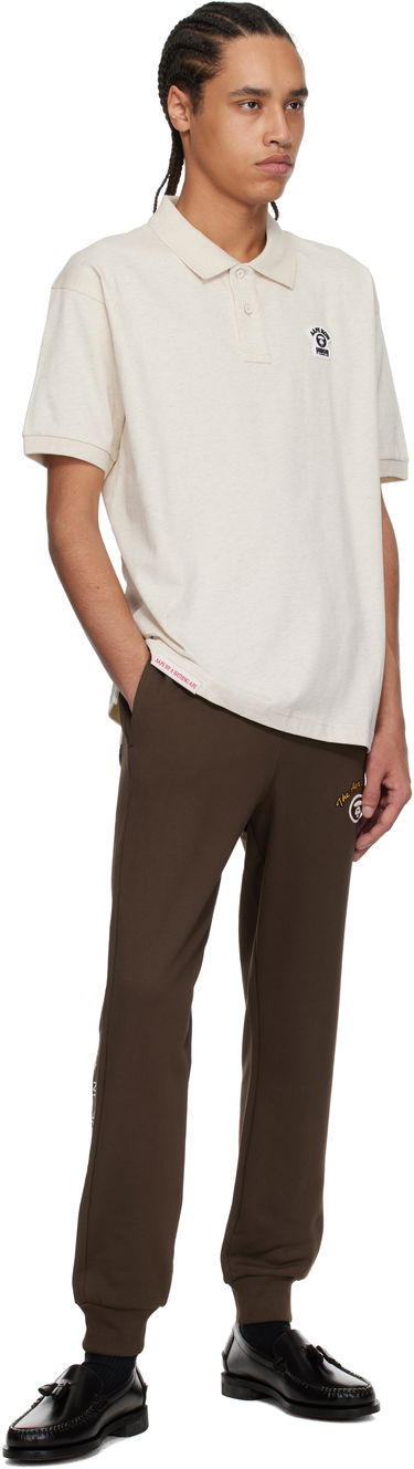 Polo skjorte AAPE by A Bathing Ape AAPE by A Bathing Ape Main Polo Beige | AAPPOM1662XAOBG2, 3