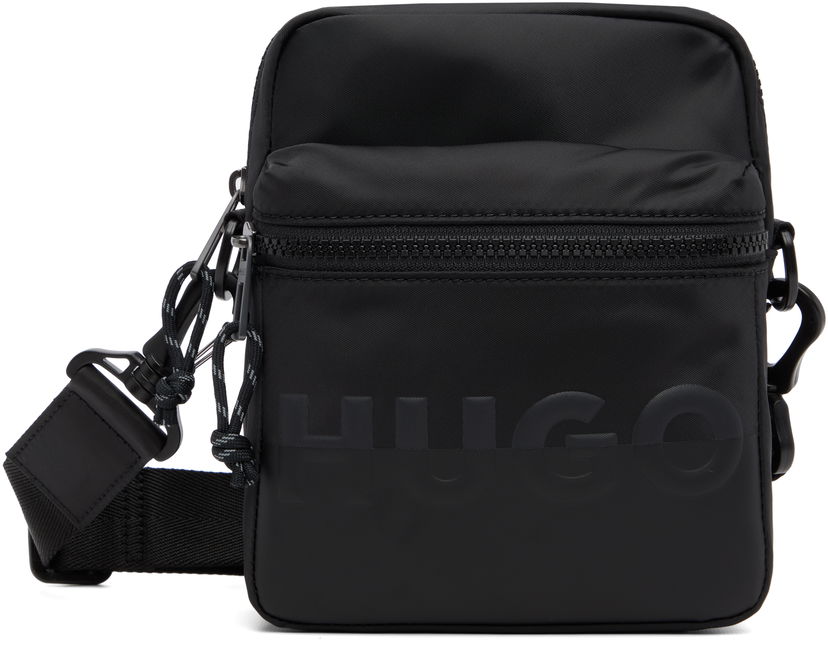 Skuldertaske BOSS HUGO Logo Crossbody Bag Sort | 50547115
