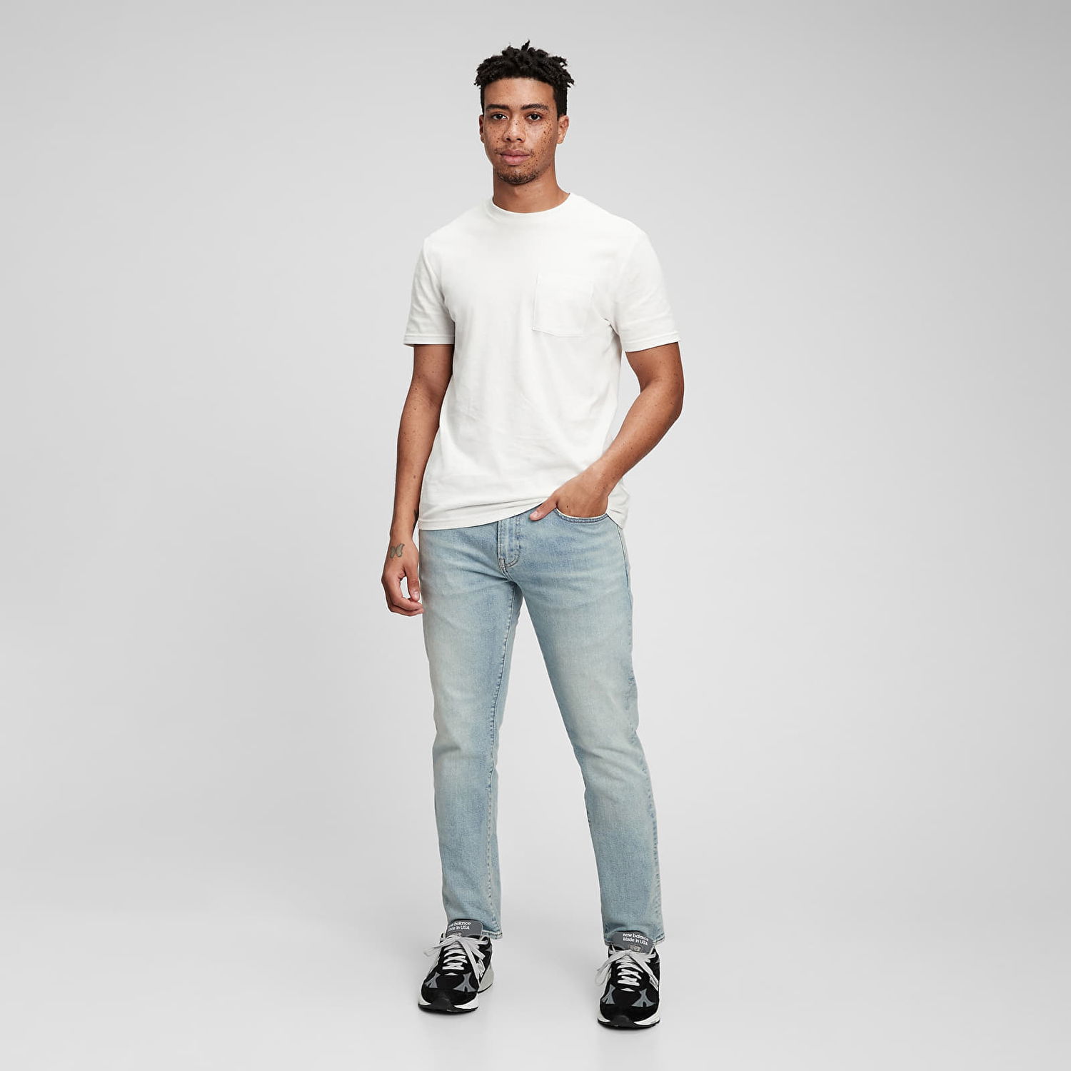 Jeans GAP Denim Pants Slim Light Wash Blå | 819620-00, 0