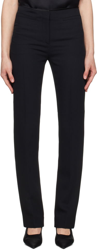 Bukser TOTEME TOTEME Low-Waist Cigarette Trousers Sort | 251-WRB0237-FB0336, 0