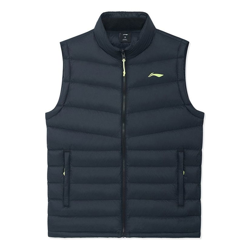 Vest Li-Ning Logo Down Vest Mørkeblå | AMRS067-1