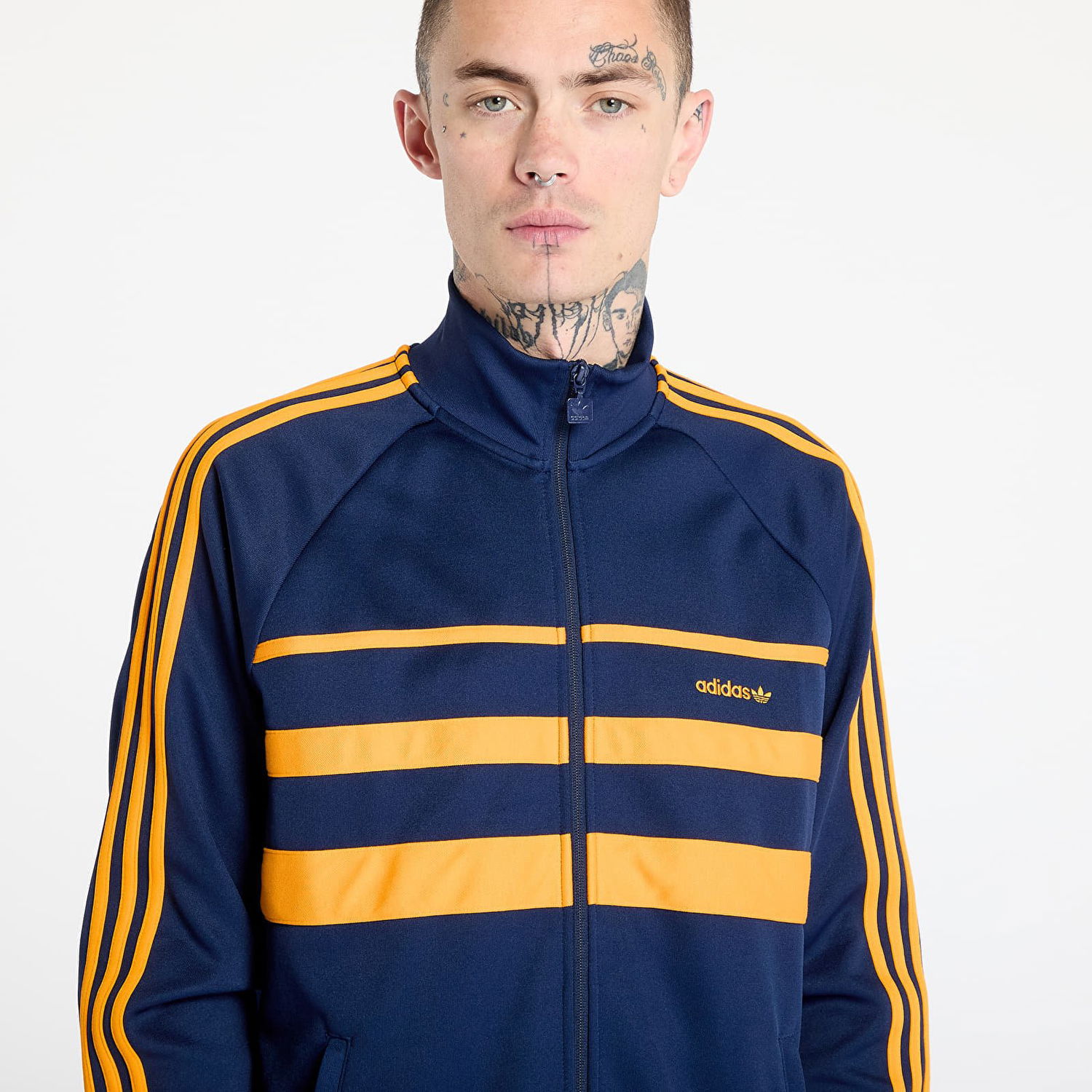 Træningsdragt adidas Performance The First Track Jacket Mørkeblå | KA0466, 1
