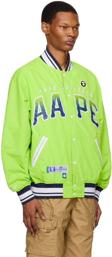 Bomberjakke AAPE by A Bathing Ape AAPE by A Bathing Ape Reversible Bomber Jacket Grøn | AAPLJM7581XXKGRN, 1