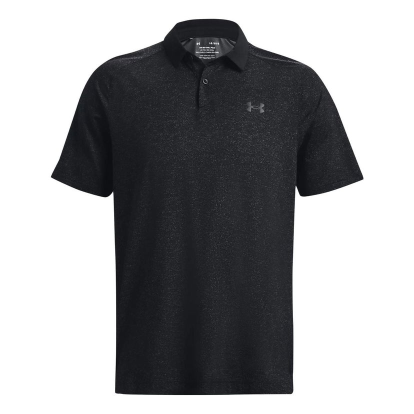 Polo skjorte Under Armour Iso-Chill Heather Polo Sort | 1377294-001